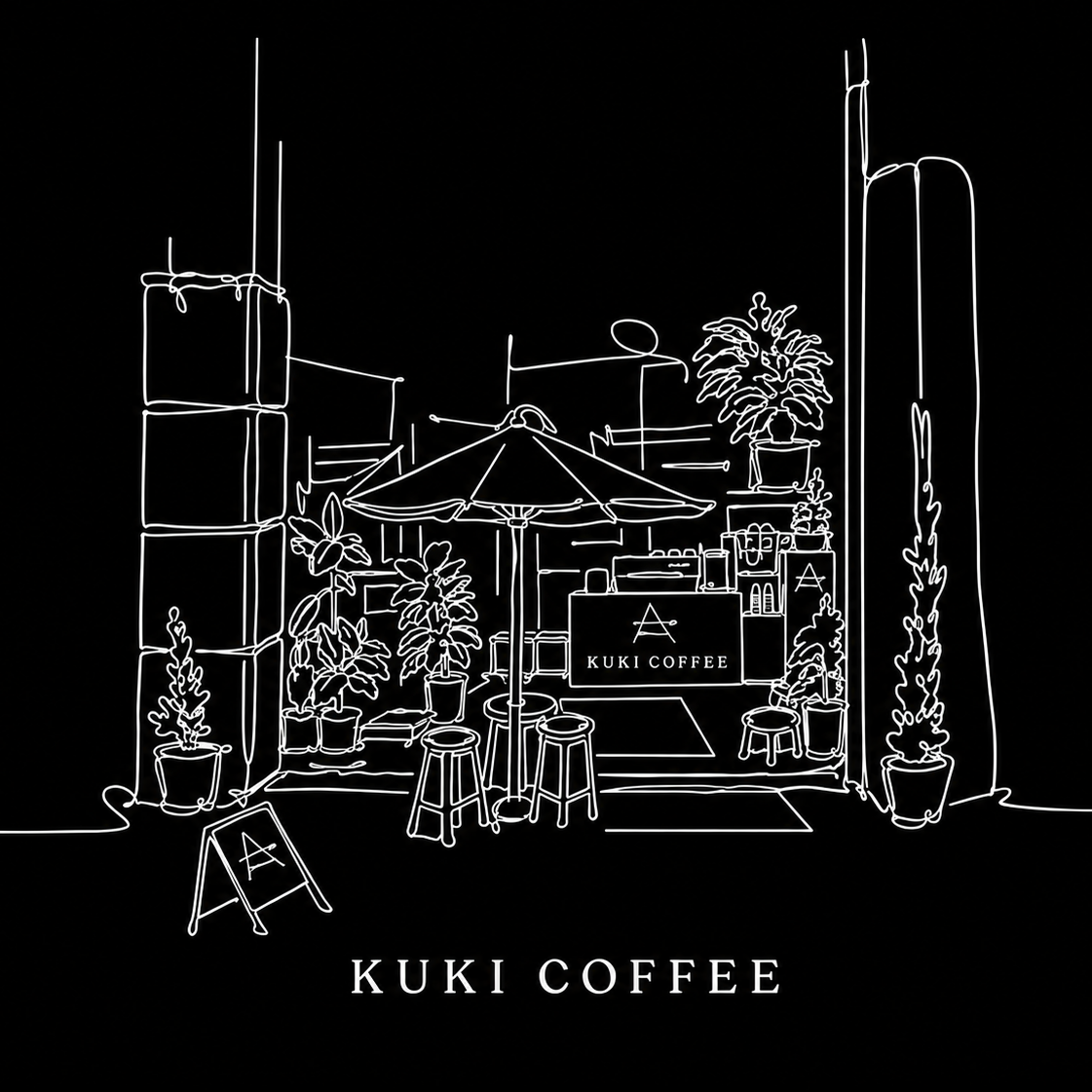 KUKI Espresso Bar Quarter Zip